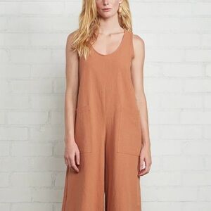 NWOT Rachel Pally Linen Canvas Remy Jumpsuit in Auburn Size XS
